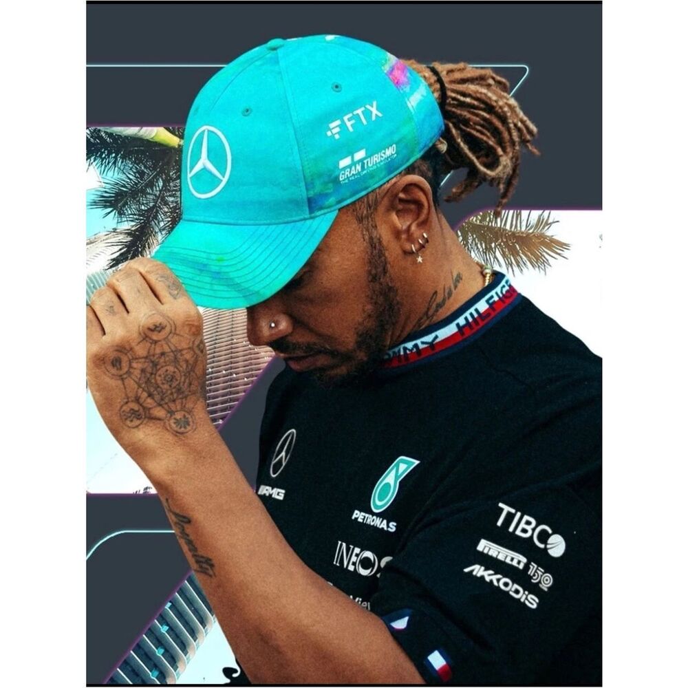 Lewis Hamilton Mercedes AMG Petronas Racing Cap - Formula 1 - Miami GP - Sea Hat